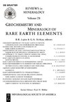 Geochemistry and Mineralogy of Rare Earth Elements