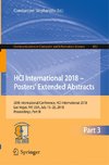 HCI International 2018 - Posters' Extended Abstracts