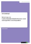 Bewertung von Carbon-Keramik-Scheibenbremsen unter tribologischen Gesichtspunkten