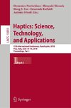 Haptics: Science, Technology, and Applications