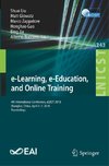 e-Learning, e-Education, and Online Training