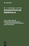 Preußische biographische Denkmale, 2. Leben des Fürsten Blücher von Wahlstadt