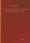 The Love Letters of Dorothy Osborne to Sir William Temple, 1652-54