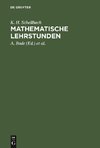 Mathematische Lehrstunden