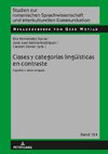 Clases y categorías lingüísticas en contraste