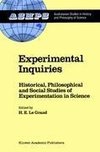 Experimental Inquiries