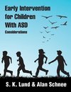 Early Intervention For Children With ASD