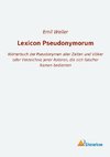 Lexicon Pseudonymorum