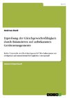 Erprobung der Gleichgewichtsfähigkeit durch Balancieren auf unbekannten Gerätearrangements