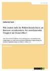 Wie ändert sich die Wahrscheinlichkeit, an Burnout zu erkranken, bei zunehmender Tätigkeit im Homeoffice?