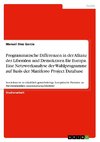 Programmatische Differenzen in der Allianz der Liberalen und Demokraten für Europa. Eine Netzwerkanalyse der Wahlprogramme auf Basis der Manifesto Project Database