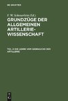 Die Lehre vom Gebrauche der Artillerie