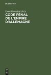 Code pénal de l'Empire d'Allemagne