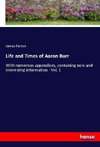 Life and Times of Aaron Burr