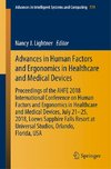 Advances in Human Factors and Ergonomics in Healthcare and Medical Devices