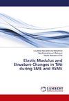 Elastic Modulus and Structure Changes in TiNi during SME and RSME