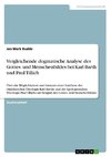 Vergleichende dogmatische Analyse des Gottes- und Menschenbildes bei Karl Barth und Paul Tillich