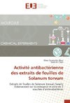 Activité antibactérienne des extraits de feuilles de Solanum torvum