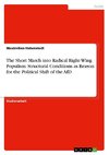 The Short March into Radical Right-Wing Populism. Structural Conditions as Reason for the Political Shift of the AfD