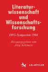 Literaturwissenschaft und Wissenschaftsforschung