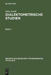 Hans Goebl: Dialektometrische Studien. Band 3