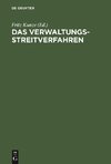 Das Verwaltungsstreitverfahren