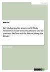 Der pädagogische Ansatz nach Maria Montessori. Rolle der Erwachsenen und ihr positiver Einfluss auf die Entwicklung der Kinder