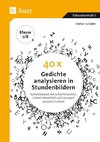 40 x Gedichte analysieren in Stundenbildern 7-8