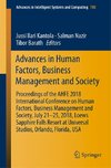 Advances in Human Factors, Business Management and Society