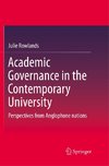 Academic Governance in the Contemporary University