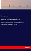 Import Duties of Mexico