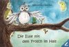 Die Eule mit dem Frosch im Hals