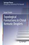 Topological Formations in Chiral Nematic Droplets