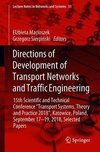 Directions of Development of Transport Networks and Traffic Engineering