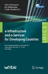 e-Infrastructure and e-Services for Developing Countries