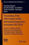 Proceedings of the 20th Congress of the International Ergonomics Association (IEA 2018)