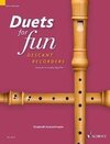 Duets for fun: Descant Recorder. 2 Sopran-Blockflöten. Spielpartitur