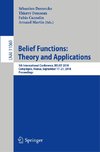 Belief Functions: Theory and Applications