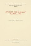 Studies in Honor of Mario A. Pei