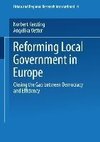 Reforming Local Government in Europe