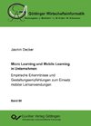 Micro Learning und Mobile Learning in Unternehmen