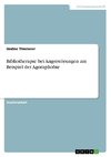 Bibliotherapie bei Angststörungen am Beispiel der Agoraphobie