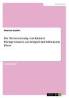 Die Renaturierung von kleinen Fließgewässern am Beispiel der Schwarzen Elster