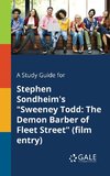 A Study Guide for Stephen Sondheim's 