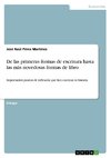 De las primeras formas de escritura hasta las más novedosas formas de libro