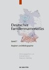 Dräger: Dt. Familiennamenatlas 7/Verzeichnisse Register