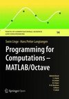 Programming for Computations  - MATLAB/Octave