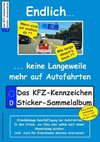 Kinder-Reisespiel KFZ-Kennzeichen Sticker-Sammelalbum fürs Handgepäck, Mitmachbuch für die Ferien, Ratespaß unterwegs auf Reisen, Beschäftigung für Kinder bei langen Autofahrten