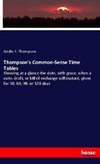 Thompson's Common-Sense Time Tables