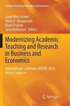 Modernizing Academic Teaching and Research in Business and Economics